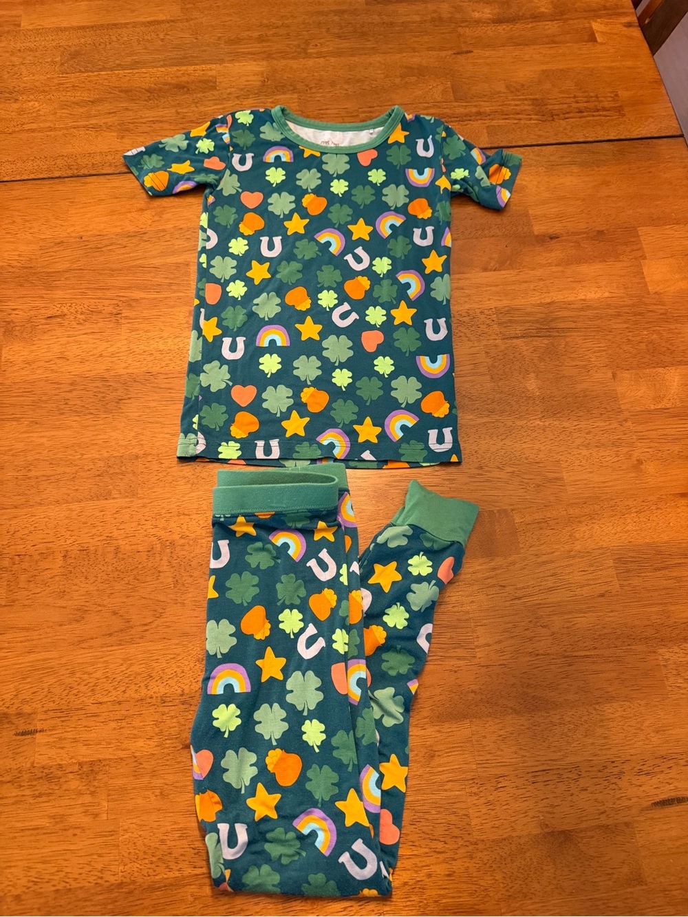 Little Sleepies LS 5/6 Lucky Charms Bamboo Short Sleeve Pajamas